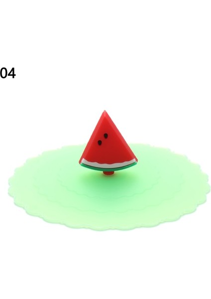 4-1 1 Adet Şeffaf Karikatür Sevimli Silikon Kap Kapağı Isıya Dayanıklı Sızdırmaz Mühürlü Kapaklar Kap Toz Geçirmez Bardak Kapağı Çay Kahve Kapakları (Yurt Dışından)