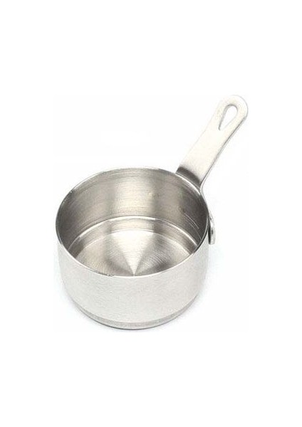 Gümüş-S Küçük Paslanmaz Çelik Teppanyaki Restoran Sofra Saplı Baharat Fincan Isıtma Pot Sos Tavası Sos Tabağı (Yurt Dışından)