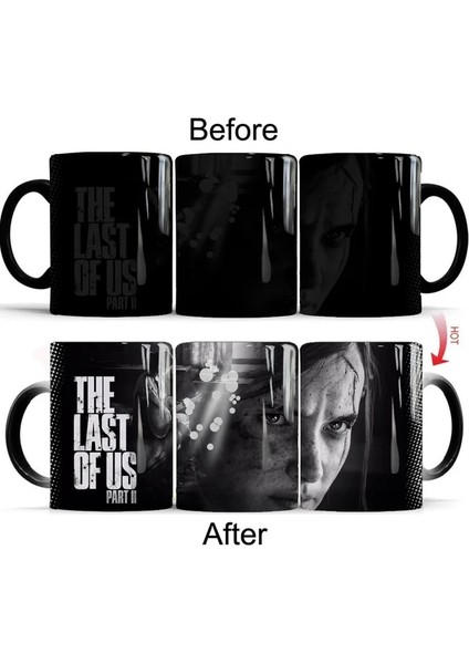 Kupa 02 11OZ The Last Of Us Part 2 350ML Sihirli Renk Değiştiren Seramik Kahve Kupa Bardak Arkadaşlar Hediye (Yurt Dışından)