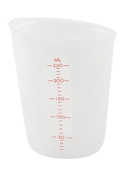 250ML 250ML/500ML Silikon Ölçüm Kabı Sürahi Dekantör Şişe Ağzı Yüzey Mutfak Aracı Malzemeleri Kaliteli Bardak Mezun Kaliteli Mutfak (Yurt Dışından)