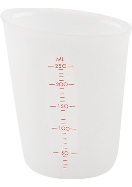 250ML 250ML/500ML Silikon Ölçüm Kabı Sürahi Dekantör Şişe Ağzı Yüzey Mutfak Aracı Malzemeleri Kaliteli Bardak Mezun Kaliteli Mutfak (Yurt Dışından)