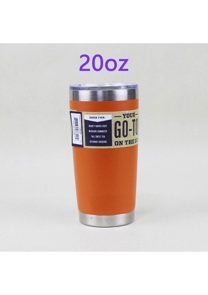 20OZ Turuncu 3 Logo 30 20 Oz Bardak Çift Duvar Su Termal Termos Kahve Kupa Yetys Matara Paslanmaz Çelik Termoslar 30OZ 20OZ Bardak Şişe (Yurt Dışından)