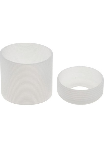 Şeffaf Silikon Dünya 2 Adet/takım 8.5cm Silikon Bardak Alt Koruyucu Kapak Bardak Tutucu 85MM Silikon Bardak Kapak Cam Bardak Kol Kaymaz (Yurt Dışından)