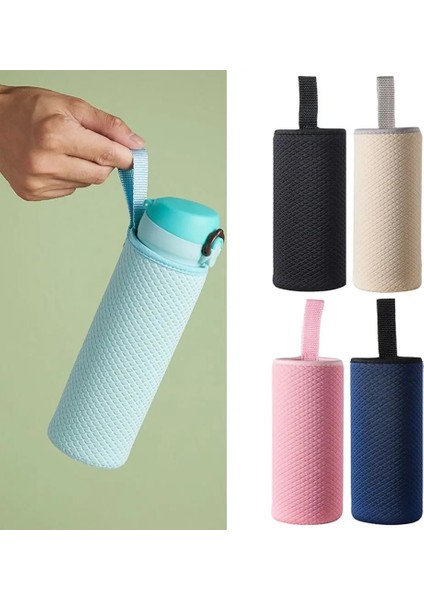 Açık BLUE2-550ML 550ML Spor Su Şişesi Kapağı Neopren Yalıtım Kol Çantası Kılıfı Taşınabilir Vakum Bardak Kol Spor Kamp Aksesuarları (Yurt Dışından)