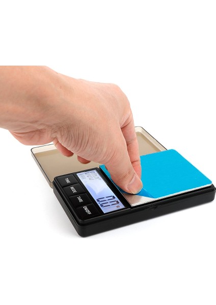 Stil 1 Zamanlayıcılı Kahve Terazisi 0.1G/1000G LCD Ekranlı Dijital Gram Ölçeği Küçük ve Kullanışlı Barista Ölçeği Buzlu Doku Espresso Ölçeği (Yurt Dışından)