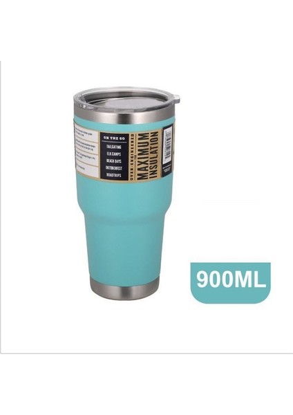 30Z Ordu Yeşili 3 Logo Paslanmaz Çelik Bardak Çift Duvar Su Termal Termos Kahve Kupa Yetys Matara Termoslar 30OZ 20OZ Bardak Su Şişesi (Yurt Dışından) fırsatları