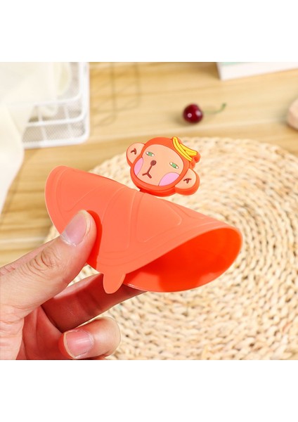 4-1 1 Adet Şeffaf Karikatür Sevimli Silikon Kap Kapağı Isıya Dayanıklı Sızdırmaz Mühürlü Kapaklar Kap Toz Geçirmez Bardak Kapağı Çay Kahve Kapakları (Yurt Dışından) fırsatları