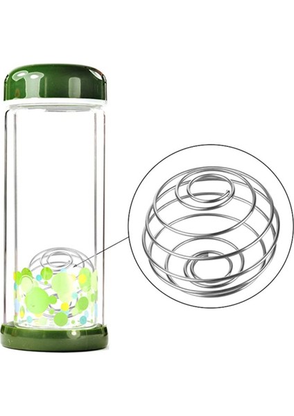 2 Adet 1 Adet Yeni Tatlı Aracı Paslanmaz Çelik Sallama Fincan Blender Tel Topu Karışık Shaker Karıştırıcı Protein Mikser Shaker Bardak (Yurt Dışından)