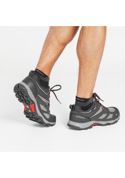 Quechua Erkek Su Geçirmez Outdoor Ayakkabı - Gri - MH100 fırsatları