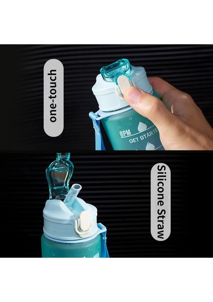 Mor 900 ml 700 ml Degrade Spor Su Pipetli Şişe Sevimli Buzlu Fincan Kadın Kızlar Için Hediye Güzellik Kamp Turu Spor Su Şişesi (Yurt Dışından) indirimleri