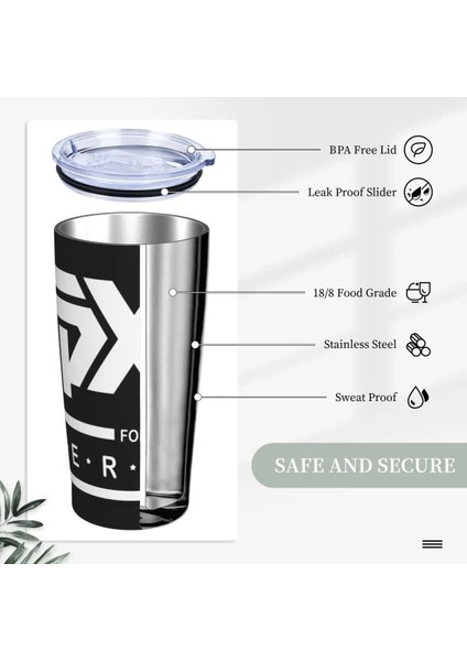 Multi 20 Oz Golf Bardak Saman ve Kapaklı Paslanmaz Çelik Kupa Bardak Soğuk ve Sıcak Kahve Smoothie Için Çift Duvar Vakum Yalıtımlı 20OZ (Yurt Dışından) indirimleri