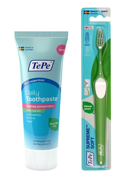 Daily Diş Macunu 75 Ml + Tepe Supreme Soft Diş Fırçası