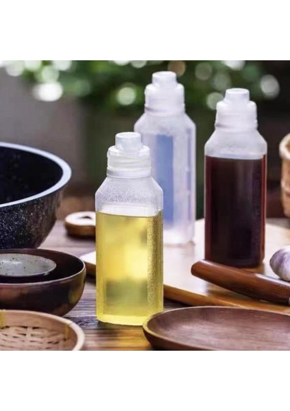 500 ml Mutfak Yağı Dağıtıcı Ölçekli Yağ Şişesi Ölçeği Sıkma Yağ Şişesi Çevirmeli Üst Kapaklı Çok Yönlü Mutfak Dağıtıcı Sıcak Sos Için (Yurt Dışından)