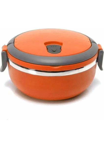 ORANGE-650ML Paslanmaz Çelik Öğle Yemeği Kutusu Sıcak Yemek Şişesi Termal Kavanoz Vakum Yalıtımlı Çorba Termos Kapları Seyahat Thermische Beslenme Çantası (Yurt Dışından)