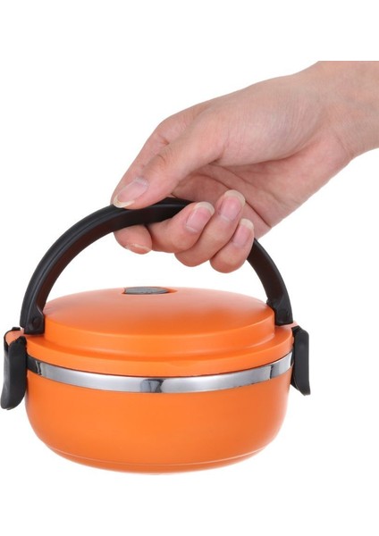 ORANGE-650ML Paslanmaz Çelik Öğle Yemeği Kutusu Sıcak Yemek Şişesi Termal Kavanoz Vakum Yalıtımlı Çorba Termos Kapları Seyahat Thermische Beslenme Çantası (Yurt Dışından)