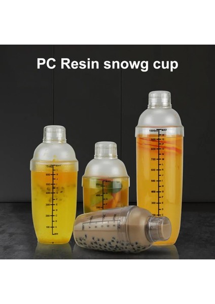 500ML Plastik Martini Kokteyl Shaker 350ML/500ML/700ML/1000ML Şarap Içecek Mikser Şarap Shaker Bardak Içecek Mikser Barware Boston Bar Aracı (Yurt Dışından)