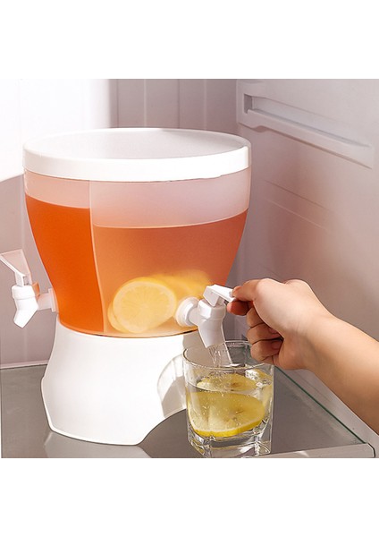 Yüksek Stil 4.5l 3.5l Soğuk Su Isıtıcısı Buzdolabı Musluk Limonata Şişesi Drinkware Su Isıtıcısı Pot Içecek Dispenseri Ev Soğuk Su Sürahisi Kova (Yurt Dışından)