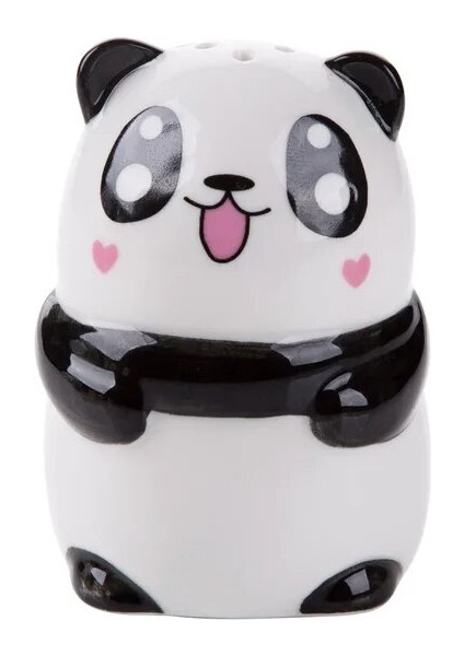 B Panda Seramik Baharat Kavanoz Can Baharat Şişesi Tuz ve Biber Çalkalayıcılar Baharat Konteyner Pot Barbekü Çeşni Mutfak Sevimli Baharat Kabı (Yurt Dışından)