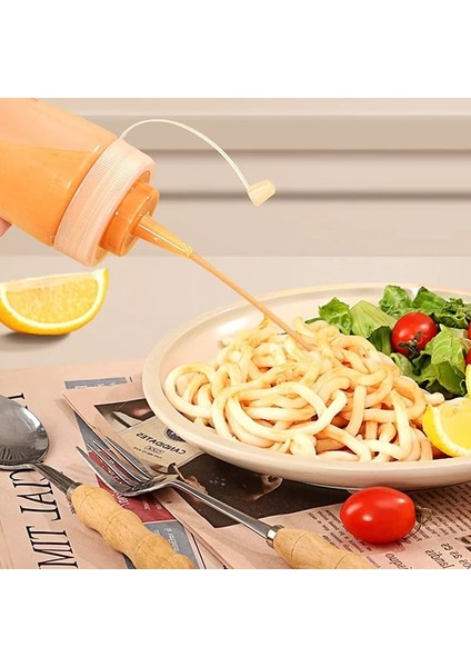 480 ml Sarı 480/240 ml Çeşni Sıkma Şişeleri Dayanıklı Plastik Sıkma Fışkırtma Şişesi Ketçap Barbekü Sosları Şurubu Çeşniler Soslar (Yurt Dışından)