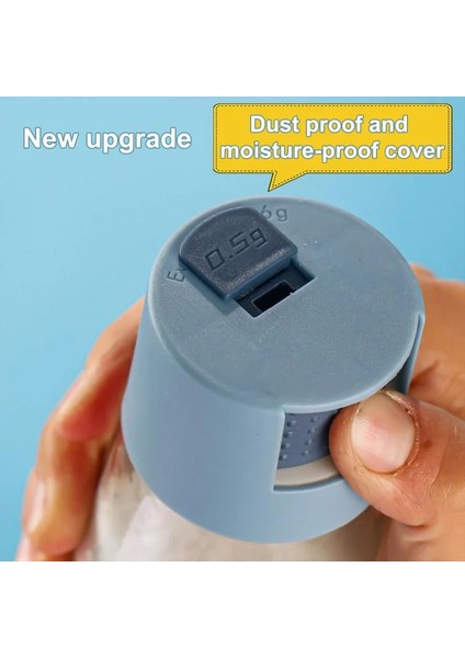 E Ölçülebilir Baharat Kavanoz Tuzluk Pres Tipi 180ML Kontrol Şişesi Biber Baharat Şeker Cam Konteyner Dağıtıcı Konserve Çalkalayıcı (Yurt Dışından) fırsatları