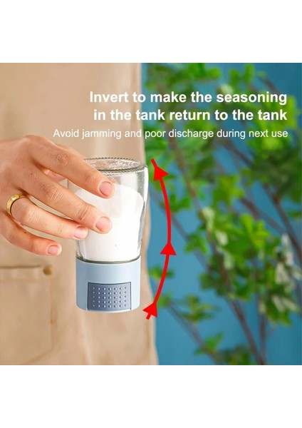 G Ölçülebilir Baharat Kavanoz Tuzluk Pres Tipi 180ML Kontrol Şişesi Biber Baharat Şeker Cam Konteyner Dağıtıcı Konserve Çalkalayıcı (Yurt Dışından) modelleri