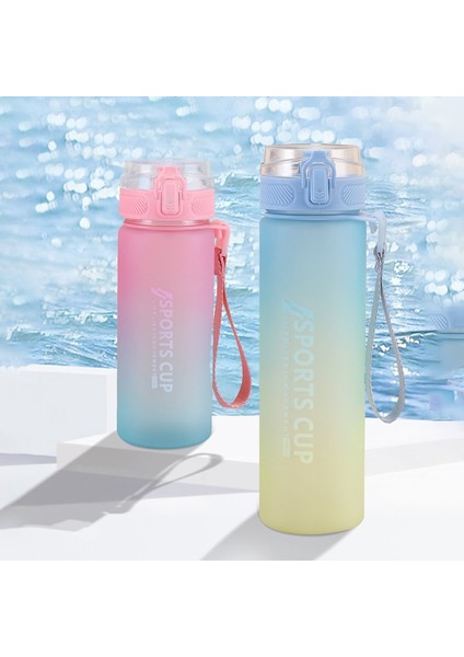 600ML Renk 2 600-800ML 600ML 800ML Plastik Su Şişesi Içme Için Taşınabilir Spor Çay Kahve Fincanı Mutfak Aletleri Çocuklar Okul Için Su Şişesi (Yurt Dışından)
