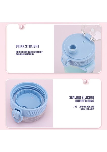 600ML Renk 2 600-800ML 600ML 800ML Plastik Su Şişesi Içme Için Taşınabilir Spor Çay Kahve Fincanı Mutfak Aletleri Çocuklar Okul Için Su Şişesi (Yurt Dışından) fırsatları
