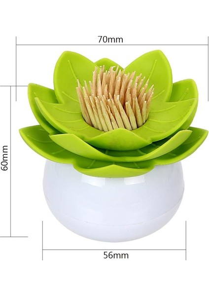 Beyaz Lotus Pamuklu Çubuk Kutusu Lotus Pamuklu Çubuk Tutucu Taban Odası Süslemeleri/lotus Kürdan Tutucu Kürdan Kutusu (Yurt Dışından)