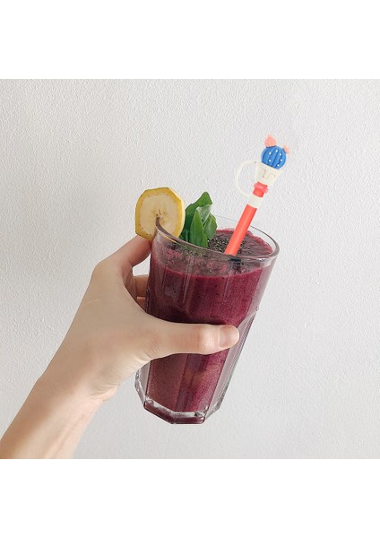 Gösterildiği Gibi 8 Adet Yeniden Kullanılabilir Saman Ipuçları Kapak Su Şişesi Saman Kapağı Tumbler Payet Kapatma Başlığı Sevimli Saman Kapağı Silikon Pipet (Yurt Dışından) modelleri