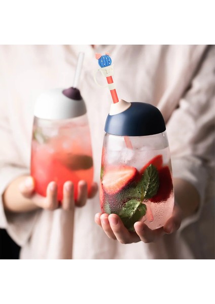 Gösterildiği Gibi 8 Adet Yeniden Kullanılabilir Saman Ipuçları Kapak Su Şişesi Saman Kapağı Tumbler Payet Kapatma Başlığı Sevimli Saman Kapağı Silikon Pipet (Yurt Dışından) indirimleri