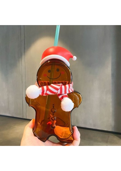 F 700-800 ml Noel Yaratıcı Seramik Kupa Sevimli Zencefilli Kurabiye Adam Kahve Çift Fincan Noel Hediyesi Yeni Yıl Drinkware Navidad Ev Ofis Içecek Kupa (Yurt Dışından)