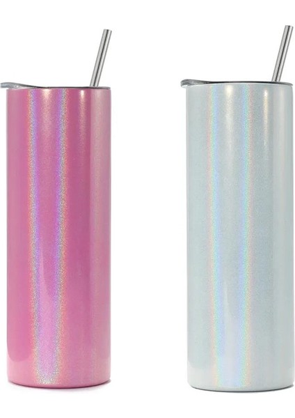 20OZ-TUMBLER-SIYAH 20OZ 20OZ Süblimasyon Sıska Tumbler Bardaklar Metal Samanlı Vakum Yalıtımlı Bardak Paslanmaz Çelik Glitte Şişe Hediye (Yurt Dışından) fiyatları