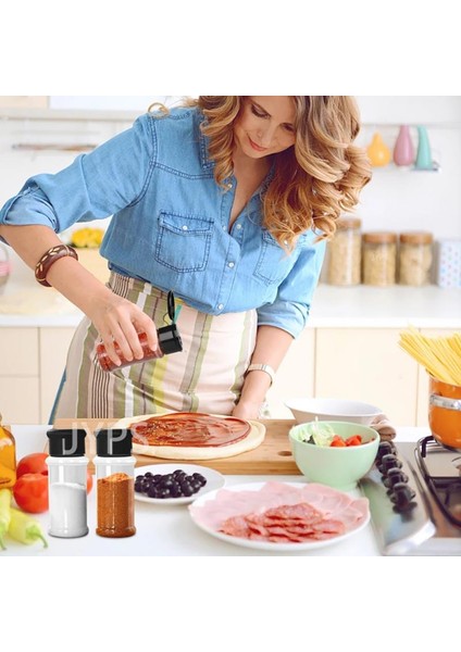Kırmızı 1 Adet Baharat Kavanozları Baharat Tuz ve Biber Çalkalayıcı Organizatör Gıda Sınıfı Şeffaf Barbekü Çeşni Şişesi Mutfak Gadget (Yurt Dışından)