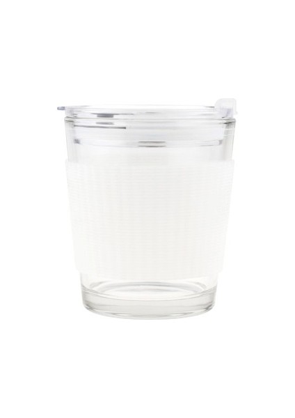 350ML 301-400ML 2022 Yeni 350 Dereceli Fincan Kahve Fincanı Yaratıcı Cam Su Bardağı Pipetli Bardak Şeffaf Kemer Kapağı Seyahat Tipi Fincan Silikon Kapak (Yurt Dışından)