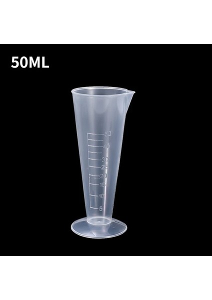 50ML 50/100ML Plastik Ölçüm Kabı Yuvarlak Taban Şeffaf Ucu Ağız Fincan Pişirme Için Sıvı Ölçü Kabı Bakeware Mutfak Aracı (Yurt Dışından)