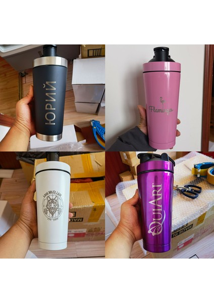 Siyah Boş Bardak Aileler Arkadaşlar Için Özel Doğum Günü Hediyesi, Çalkalayıcı Topu ile Çalkalayıcı Şişe Sızdırmaz Içecek Çalkalayıcı Şişesi, Protein Tozu Çalkalayıcılar (Yurt Dışından) fırsatları