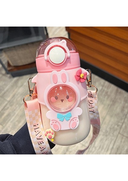 Renk 6 720 ml Çocuklar Çocuklar Için Su Şişesi Saman Çıkartmalar ile Sevimli Yaz Kawaii Plastik Bardak Taşınabilir Öğrenciler Okul Seyahat Kız Şişeleri (Yurt Dışından) fiyatları