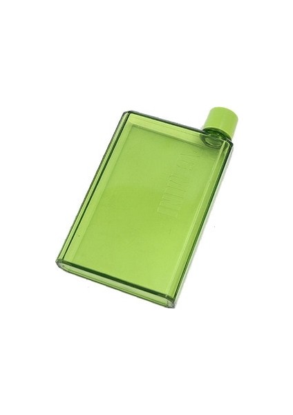 Yeşil 401-500ML A5A6 Kağıt Bardak Botlte Düz Su Şişesi Bpa Ücretsiz Şeffaf Kitap Taşınabilir Kağıt Pedi Su Şişesi Düz Içecekler Su Isıtıcısı Dizüstü Şişe (Yurt Dışından)