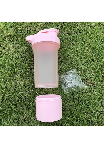 Mor 500 ml Içecek Su Şişesi Peynir Altı Suyu Protein Tozu Tel Karıştırıcı Topu Su Şişesi Spor Su Şişesi Sızdırmaz Beslenme Şişesi (Yurt Dışından)