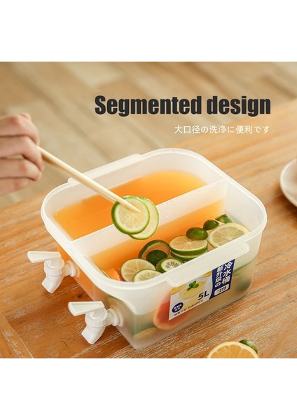Beyaz 5l Büyük Soğuk Su Isıtıcısı Buzdolabı Çift Musluklu Limonata Şişesi Drinkware Su Isıtıcısı Pot Içecek Sebili Soğuk Su Sürahisi (Yurt Dışından) indirimleri