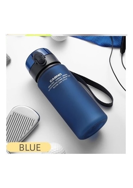 Derin Mavi 400 ml Spor Su Şişesi 400/560 ml Bpa Ücretsiz Taşınabilir Açık Sızdırmaz Çalkalayıcı Şişe Plastik Çocuk Drinkware Fincan Okul Turu Spor Salonu Için (Yurt Dışından)