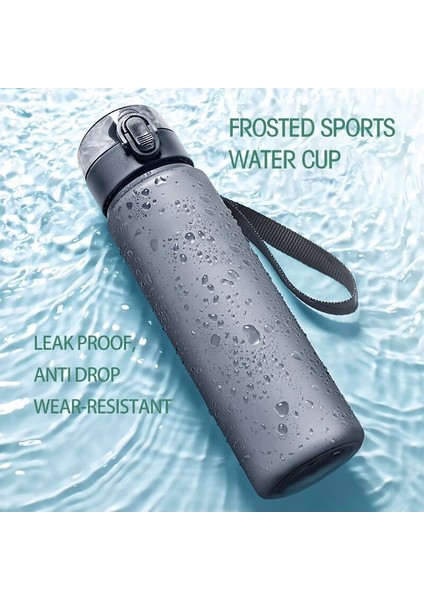 Derin Mavi 400 ml Spor Su Şişesi 400/560 ml Bpa Ücretsiz Taşınabilir Açık Sızdırmaz Çalkalayıcı Şişe Plastik Çocuk Drinkware Fincan Okul Turu Spor Salonu Için (Yurt Dışından)