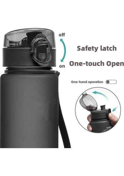 Derin Mavi 400 ml Spor Su Şişesi 400/560 ml Bpa Ücretsiz Taşınabilir Açık Sızdırmaz Çalkalayıcı Şişe Plastik Çocuk Drinkware Fincan Okul Turu Spor Salonu Için (Yurt Dışından)