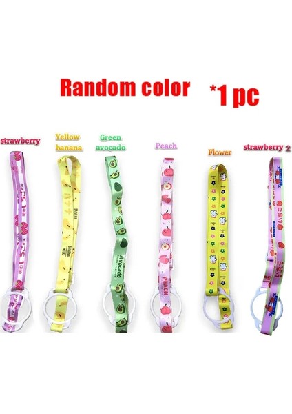 Rastgele Kayış 1 Adet 0.45L 450 ml Yoğurt Plastik Sevimli Su Şişesi Askıları ile Karton Kawaii Tur Meyve Içme Yakult Şekli Süt Taşınabilir Çocuklar/kız/yetişkin (Yurt Dışından)