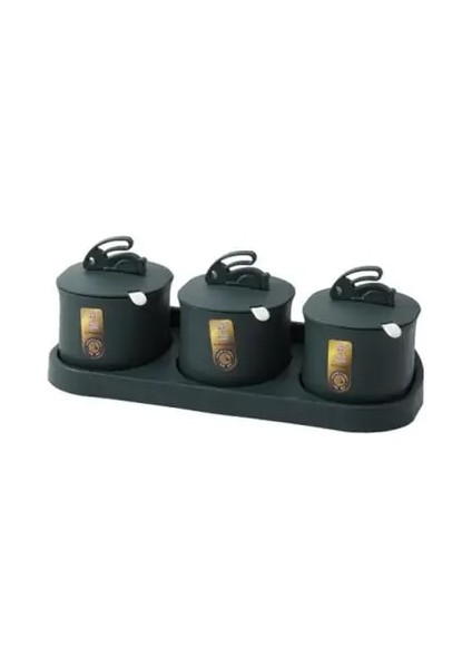 Yeşil (3 Kavanoz) Duvara Monte Baharat Kutusu Biber Şekerlik Tuz Baharat Çalkalayıcı Depolama Kavanoz Gadget Çeşni Kabı Mutfak Aksesuarı Organize (Yurt Dışından)