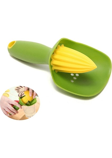Yeşil Plastik Manuel Sıkacağı Meyve Malzemeleri Mutfak Aksesuarları Pişirme Aracı Portakal Limon Sıkacakları Taşınabilir Manuel Sıkacağı Dropship (Yurt Dışından) modelleri