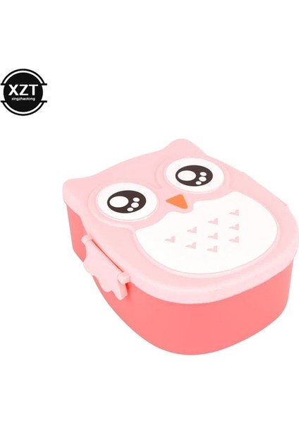 Pembe 1 Adet Sevimli Karikatür Baykuş Plastik Mühür Yemek Kabı Moda Uygun Çocuk Okul Piknik Taşınabilir Bento Sofra Piknik Seti (Yurt Dışından) fiyatları