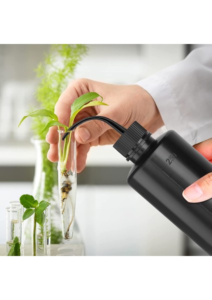 Pembe 250ML 500ML 250/500ML Sulama Kovası Etli Sulama Şişesi Çiçek Sıkılabilir Şişe Ölçek Etiketli Plastik Bükme Ağız Emniyet Yıkama Şişesi (Yurt Dışından)