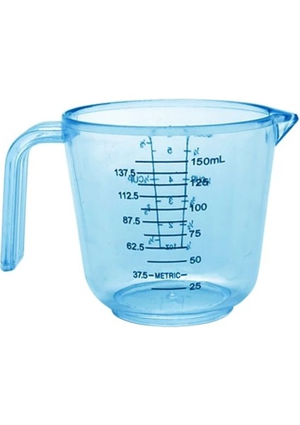 No.2 300 ml Şeffaf Plastik Ölçme Bardak Çok Ölçüm Pişirme Pişirme Aracı Sıvı Ölçü Sürahi Konteyner (Yurt Dışından)