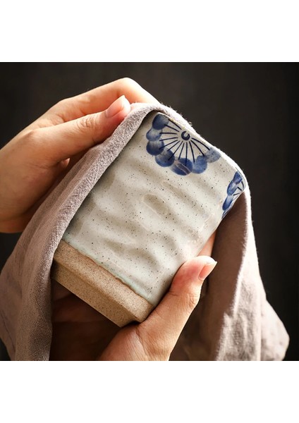 E 300 ml Vintage Japon Tarzı Seramik Kupalar 300 ml Çay Şarap Suşi Sake Fincan Komik Aile Restoran Dekorasyon Arkadaşlar Için Seyahat Hediye (Yurt Dışından) indirimleri